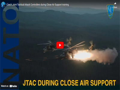 Czech Joint Tactical Attack Controllers during Close Air Support Training